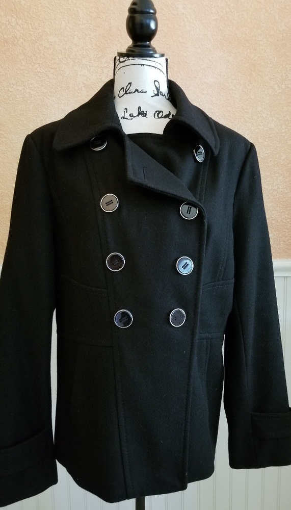 Kenneth Cole Wool Blend Pea Coat